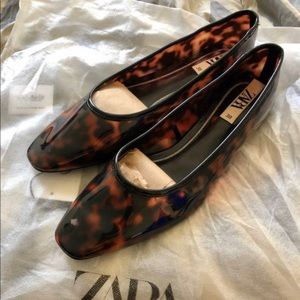 Zara Tortoiseshell Flats